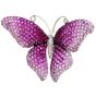Estate Butterfly Pink Sapphire 18K Gold Pink Brooch Pin pendant