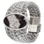 Vintage Corum 18K White Gold Oval Cow Two Tone Dial Ladies Wristwatch