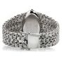 Vintage Corum 18K White Gold Oval Cow Two Tone Dial Ladies Wristwatch