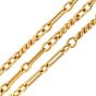 David Webb Vintage 18K Yellow Gold Fancy Link Chain Necklace