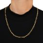 David Webb Vintage 18K Yellow Gold Fancy Link Chain Necklace
