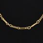 David Webb Vintage 18K Yellow Gold Fancy Link Chain Necklace