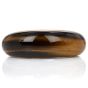 Roberto Coin Tiger's Eye Diamond 18K Yellow Gold Large Bangle Bracelet