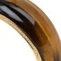Roberto Coin Tiger's Eye Diamond 18K Yellow Gold Large Bangle Bracelet