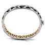 Roberto Coin Diamond Black Onyx 18K White Gold Bangle Bracelet