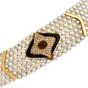Cartier Citrine Pearl Diamond 18K Yellow Gold Choker Cuff Necklace