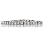 Antique Art Deco  Diamond Platinum Classic Tennis Line Bracelet 