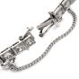 Antique Art Deco  Diamond Platinum Classic Tennis Line Bracelet t 