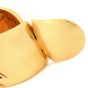Verdura Maltese Cross Diamond Gemstones 18K Yellow Gold Enamel Bangle Bracelet