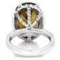 GIA 15.28Cts Natural Color Change Alexandrite Diamond 18K Gold Halo Cocktail Ring