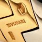 Bvlgari Spiga Bulgari 18K Two Tone Gold Chevron Link Choker Necklace