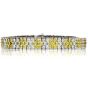 Estate 18.72ct Natural Fancy Yellow Diamond 18k Gold Bracelet