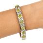 Estate 18.72ct Natural Fancy Yellow Diamond 18k Gold Bracelet