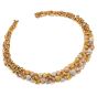 16.55 ct GIA Natural Pink Fancy Intense Yellow Diamond Heart 18K Necklace