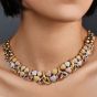 16.55 ct GIA Natural Pink Fancy Intense Yellow Diamond Heart 18K Necklace