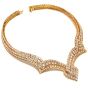 M. Gerard 61.44cts Diamond Yellow Gold Choker Necklace