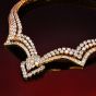 M. Gerard 61.44cts Diamond Yellow Gold Choker Necklace