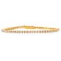Natural 1.95cts Round Diamond 18K Gold Tennis Bracelet-Dover Jewelry