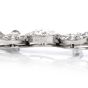Antique Diamond Ribbon of Love Platinum Choker Necklace