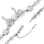 Antique Diamond Ribbon of Love Platinum Choker Necklace