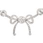 Antique Cartier Paris Diamond Ribbon of Love Platinum Choker Necklace