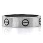 Cartier Love 18K White Gold Eternity Band Ring Size 61