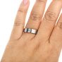 Cartier Love 18K White Gold Eternity Band Ring Size 61