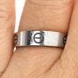 Cartier Love 18K White Gold Eternity Band Ring Size 61