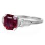 Tiffany & Co GIA Gübelin No-Heat Burma Ruby Diamond Platinum Ring|Dover Jewelry|