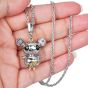 Louis Vuitton 18K Takashi Murakami Diamond Panda Pendant Necklace|Dover Jewelry|