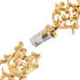  Buccellati Vintage Woven 18K Gold Textured Link Choker Necklace