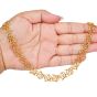  Buccellati Vintage Woven 18K Gold Textured Link Choker Necklace