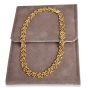  Buccellati Vintage Woven 18K Gold Textured Link Choker Necklace