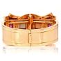 Vintage GIA Burma No Heat Ruby Diamond Rose Gold Bangle Bracelet & Double Pin