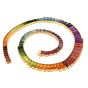 H.Stern Multicolor Gemstones 18K Yellow Gold Rainbow Graduated Link Necklace  