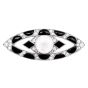 Cartier Art Deco Diamond Pearl Onyx Platinum Brooch Pin-Dover Jewelry