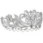 Antique French Diamond Platinum Floral Wedding Tiara |Dover Jewelry|