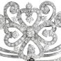 Antique French Diamond Platinum Floral Wedding Tiara |Dover Jewelry|