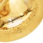 Puffed Satin Buccellati Rigato Finish 18K Button Earrings