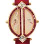 The Royal Diamond Lady Double Diamond Ruby 18K Watch|Dover jewelry|