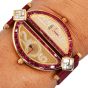 The Royal Diamond Lady Double Diamond Ruby 18K Watch|Dover jewelry|