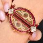 The Royal Diamond Lady Double Diamond Ruby 18K Watch|Dover jewelry|
