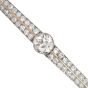 Antique Art Deco Old European Diamond Platinum  Bar Pin Brooch