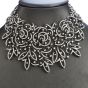 Stefan Hafner 27.70cts Diamond Lace 18k White Gold Necklace