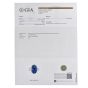Excellent 7.53ct GIA Black Opal Diamond Platinum Oval Cocktail Ring