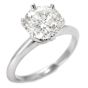 GIA 2.71 M VS2  Round Diamond  Solitaire Engagement Ring