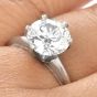 GIA 2.71 M VS2  Round Diamond  Solitaire Engagement Ring
