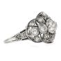 Antique Deco 1.10cts Old European Cut Diamond Platinum Engagement Ring