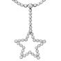 Diamond 18K White Gold Riviera Star Tennis Link Necklace