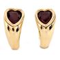 Piaget Red Garnet 18K Gold Heat Clip On Earrings